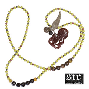 Carnelian Crystal Hei Tiki Pendant