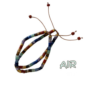 Elemental Rainbow Air Charm Bracelet