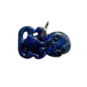 Other Hei Tiki: Lapis Lazuli Hei Tiki Necklace