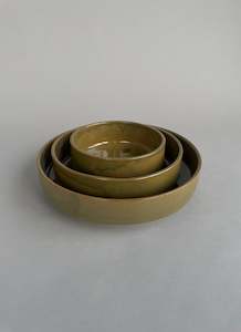 OLIVE GREEN NESTING BOWL SET