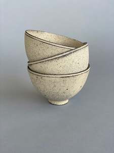 BOWL PARCHMENT WHITE