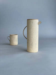 Ceramics: WATER JUG PARCHMENT WHITE