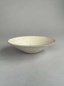 Wide Bowl Textured White