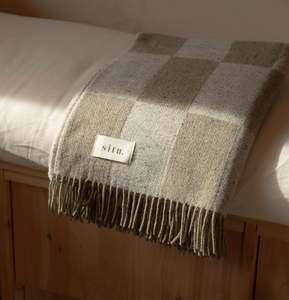 Thoughtful Gifting: Grid Edition Tweed Blanket Sage & Pumice