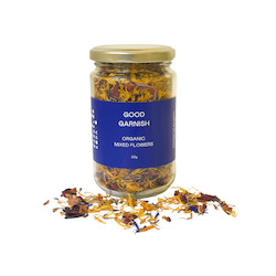 Garnishes: Organic Mixed Flowers - Drink Garnish