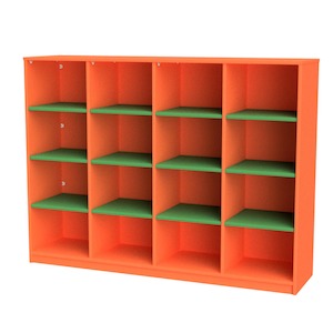 16 Cube Cubby Hole Unit - Skara Furniture New Zealand