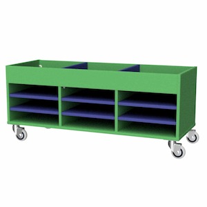 Multi Storage Trolley 1200mm - Skara Furniture New Zealand