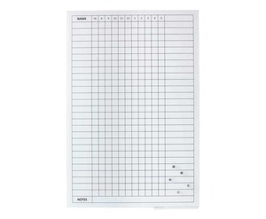 Glass Staff Indicator Board : W600mm X H900mm - Skara Furniture New Zealand