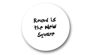 Products: Magnetic Glass Whiteboard : 1200mm Diameter - Skara Furniture New Zealand