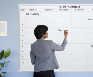 Clarity Porcelain Year Planner : W1200mm X H900mm - Skara Furniture New Zealand