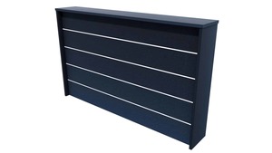 Zealand Flute Reception Desk Front For 1800 Desk - Skara