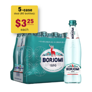 SPECIAL DEAL: 5 cases of Mineral Water Borjomi Bottles 500ml
