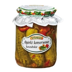 Polish flavour: CLEARANCE - Pickles Kaszubskie Vitarol Jar 650g