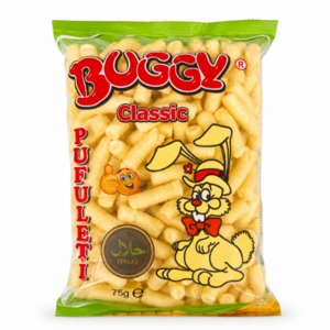 Snacks & Dried fruits: CLEARANCE Corn Sticks RO Buggy Pufuleti 75g