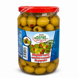 Olives filled with paprika in brine Defne 720ml