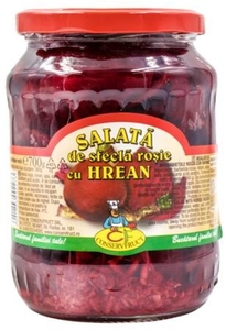 Pickled Vegetables: Pickled Beetroot & Horseradish Salad Conservfruct 700g