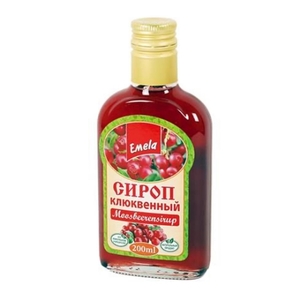 Syrup Cranberry Natural Emelya 200ml