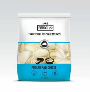 Dumplings & Pierogi: Pierogi Potato & Cheese Sam's 800g - PICK UP ONLY FROM AUCKLAND SKAZKA STORE. CAN NOT BE DISPATCHED WITH COURIER