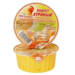 Canned Pate Chicken & Mushrooms 3 Hunters 135g