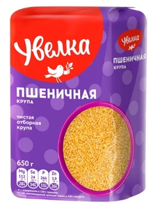 Grains & Pasta: Grain Wheat Groats Premium Uvelka 650g