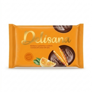 CLEARANCE Biscuits Jaffa with Orange Jelly & Cocoa Delisana 300g