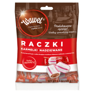 Chocolate & Sweets: Candies Caramel Raczki Wawel 105g