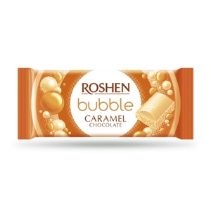 Chocolate & Sweets: Chocolate Caramel with Aerated Bubbles Roshen 80g