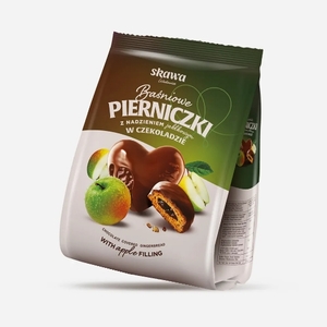 Gingerbreads Apple Flavour in Chocolate Skawa 150g