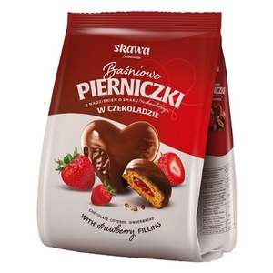 Fresh Arrivals: Gingerbreads in Chocolate Fairy Tale with Strawberry Skawa 150g