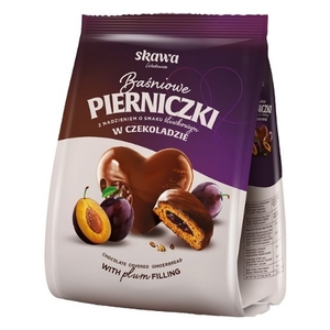 Fresh Arrivals: Gingerbreads Plum in Chocolate Skawa 150g