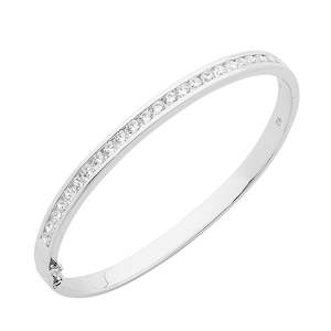 Ellani Silver Bracelet Bangle Collection: Ellani Silver Bangle B198W