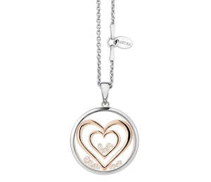 Astra Jewellery: Astra Double Heart P4695-ROCZ