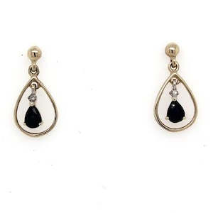 9ct Gold Earings: 9ct Stud Earing TSJ214Y9SD