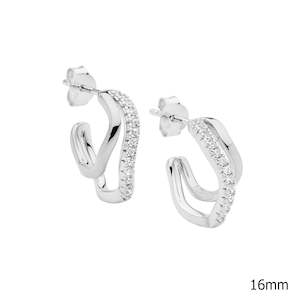 Ellani Silver Earing E611S