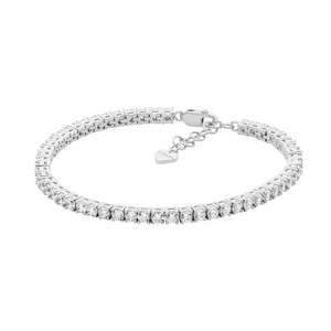 Ellani Silver Bracelet Bangle Collection: Ellani Silver Tennis Bracelet B226S