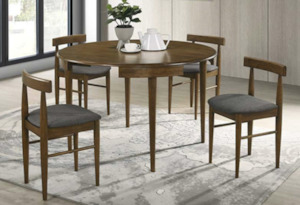 Matrix Round Table with 4 Chairs set
