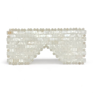 Crystal Facial Rollers: Clear Quartz Eye Mask