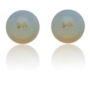 Crystal Facial Rollers: Opalite Mushroom Gua Sha Set