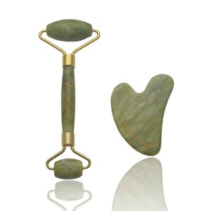 Crystal Facial Rollers: Jade Face Roller + Gua Sha