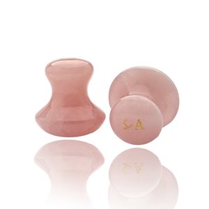 Gua Sha: Rose Quartz Mushroom Gua Sha Set