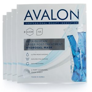 Microneedling Aftercare: Avalon Post Treatment Hydrogel Facial Masks