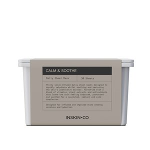 Products: Inskin.co Calm & Soothe Daily Sheet Mask
