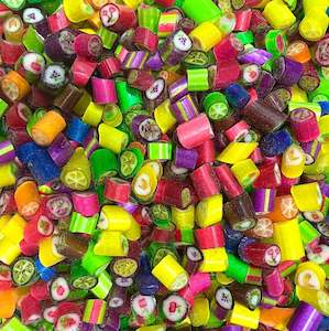 Treats: Fruit Salad Rock Candy