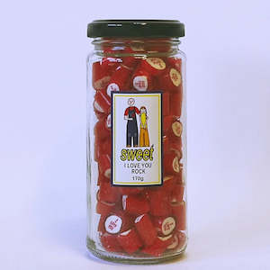 Treats: I Love You Rock Candy