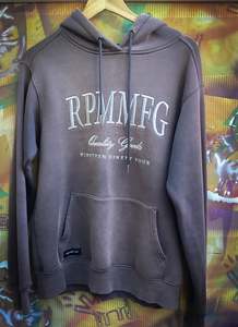 RPM MFG Hoodie - Brown Faded Look