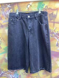 Pants: XXII 3/4 Denim Shorts