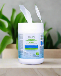 Hygiene And Maintenance: Dr. J’s Disinfecting Wipes 160 Wipes Tub