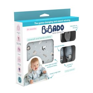 Travel: Bibado - Coverall Bib & Attachable Cutlery Bundle - CLEARANCE HALF PRICE