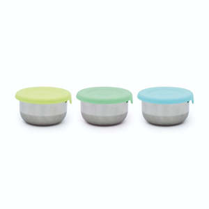 Meal Time: Melii - Mini Silicone & Stainless Steel Containers