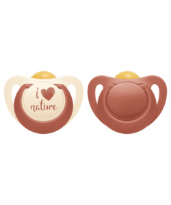 Nuk: NUK for Nature Latex Soother Twin Pack